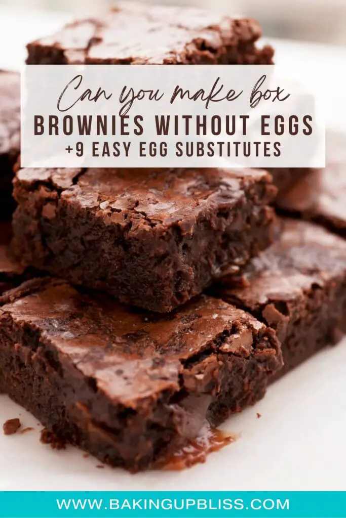 Can You Make Box Brownies Without Eggs